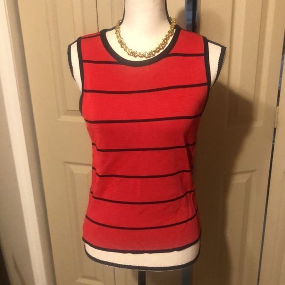 Cach’e 2 piece red and black sweater set size medium - Picture 8 of 11